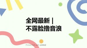 全网最新不露脸撸音浪，跑通自动化成交闭环，实现出单+收徒收益最大化【揭秘】-副业宇宙