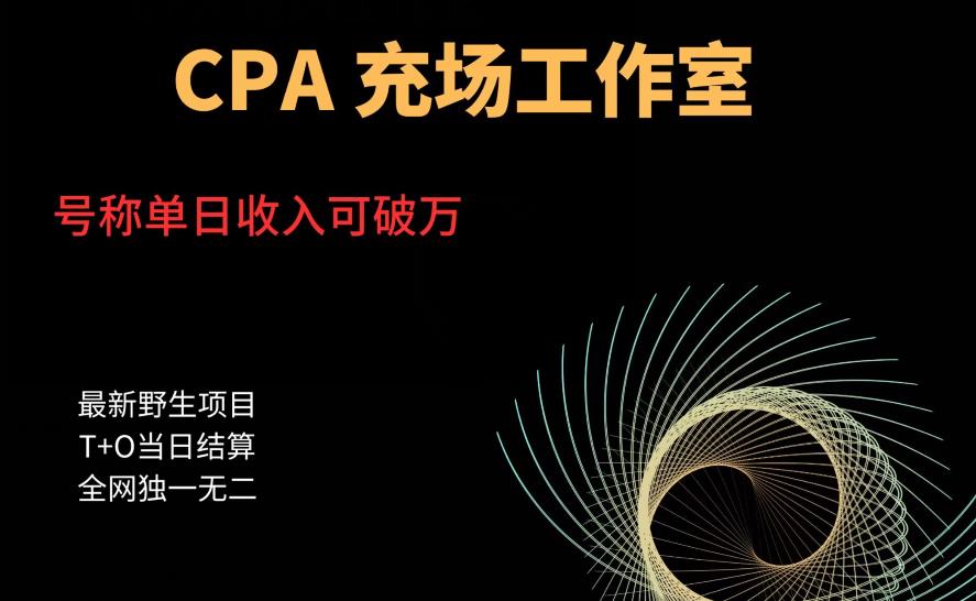 cpa充场工作室，号称单日收入10000+（揭秘）-副业宇宙