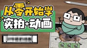 从零开始学实拍加动画，实拍加动画创意教程-副业宇宙