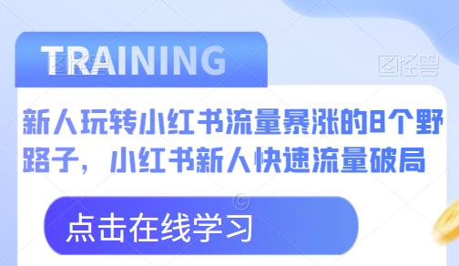 新人玩转小红书流量暴涨的8个野路子，小红书新人快速流量破局-副业宇宙