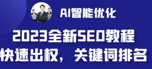 2023最新网站AI智能优化SEO教程，简单快速出权重，AI自动写文章+AI绘画配图-副业宇宙