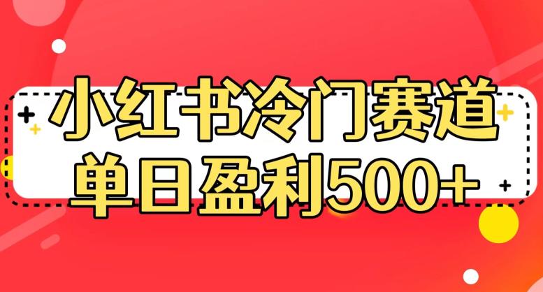 小红书冷门赛道，单日盈利500+【揭秘】-副业宇宙