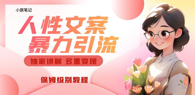 独家人性文案玩法，暴力引流多重变现，保姆级教程【揭秘】-副业宇宙