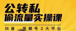 群响公转私偷流量实操课,致力于拥有更多自持,持续,稳定,精准的私域流量!-副业宇宙