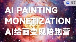 蛮驴·AI绘画变现陪跑营,快速产出可商业变现的图-副业宇宙