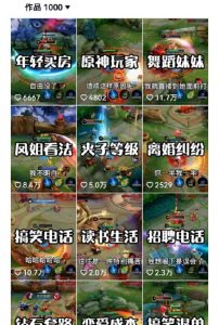 副业拆解:抖音王者荣耀游戏变现副业项目,视频版一条龙实操玩法分享给你-副业宇宙