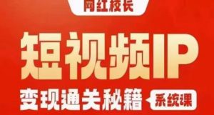 网红校长短视频IP变现通关秘籍｜系统课，产品篇，短视频篇，商业篇，私域篇，直播篇-副业宇宙