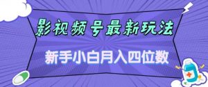 影视号最新玩法，新手小白月入四位数，零粉直接上手【揭秘】-副业宇宙