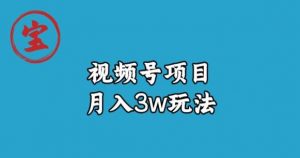 宝哥视频号无货源带货视频月入3w,详细复盘拆解-副业宇宙