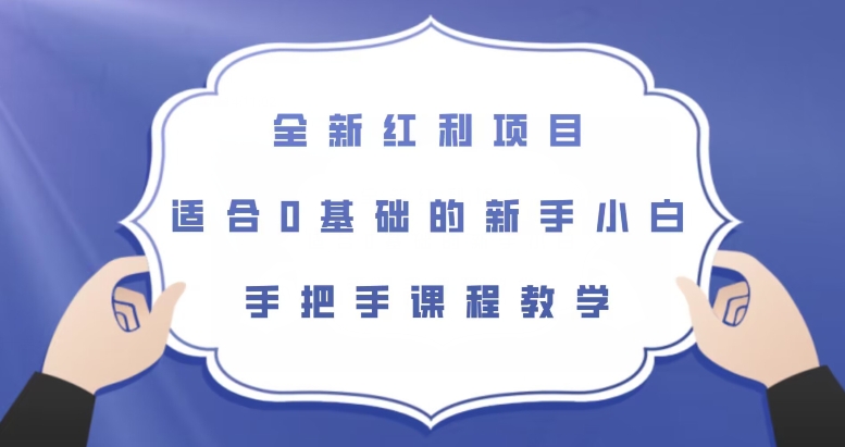 全新红利项目，适合0基础的新手小白，手把手课程教学【揭秘】-副业宇宙