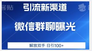 价值2980的全新微信引流技术,只有你想不到,没有做不到【揭秘】-副业宇宙