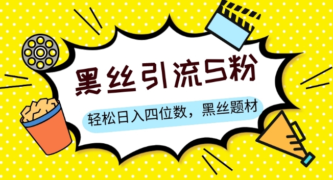 S粉变现，轻松日入四位数，黑丝题材+情感话术【揭秘】-副业宇宙