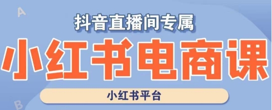 小红书电商高级运营课程，实操教学+案例分析-副业宇宙