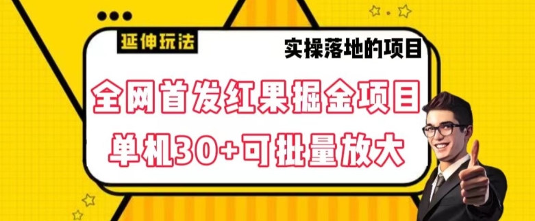 全网首发红果免费短剧掘金项目，单机30+可批量放大【揭秘】-副业宇宙