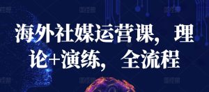 海外社媒运营课，理论+演练，全流程-副业宇宙