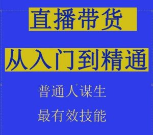 2024抖音直播带货直播间拆解抖运营从入门到精通，普通人谋生最有效技能-副业宇宙