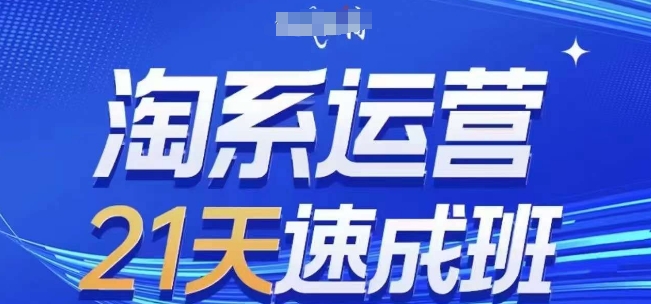 淘系运营21天速成班(更新24年5月)，0基础轻松搞定淘系运营，不做假把式-副业宇宙