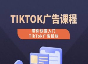 TikTok广告投放课程,从0-1实操课,带你快速入门TikTok广告投放-副业宇宙