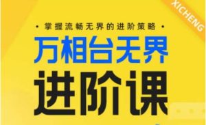 电商万相台无界进阶课，掌握流畅无界的进阶策略-副业宇宙