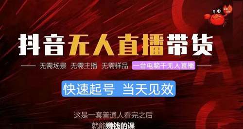 抖音无人直播带货，小白就可以轻松上手，真正实现月入过万的项目-副业宇宙