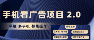 广告掘金赚钱项目保姆级教程-副业宇宙