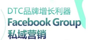 DTC品牌增长利器:Facebook Group私域营销策略-副业宇宙