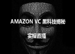 实操:AMAZON VC害人黑科技揭秘,跨境亚马逊教程-副业宇宙